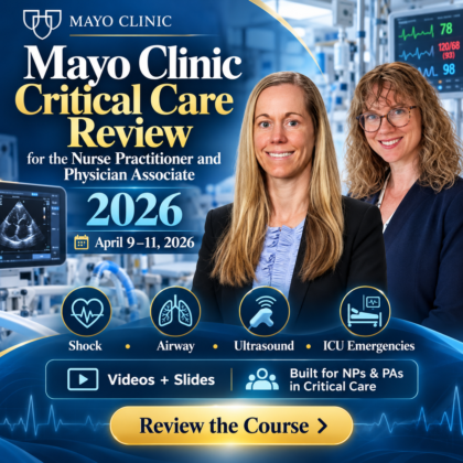 Mayo Clinic Critical Care Review for the Nurse Practitioner and Physician Associate 2026