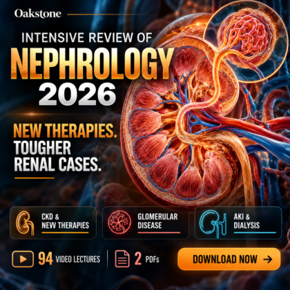 Oakstone Intensive Review of Nephrology 2026