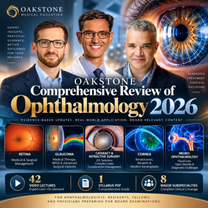 Oakstone Comprehensive Review of Ophthalmology 2026